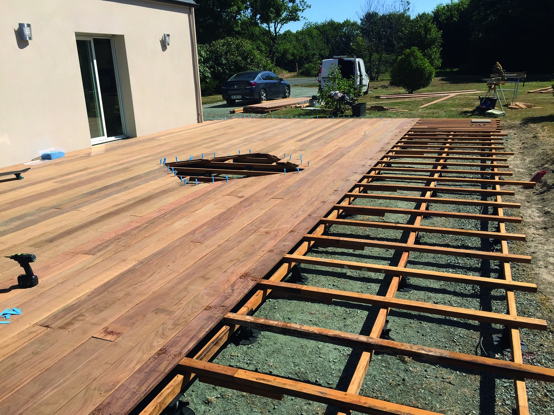 Pourquoi faire une terrasse sur plots ?