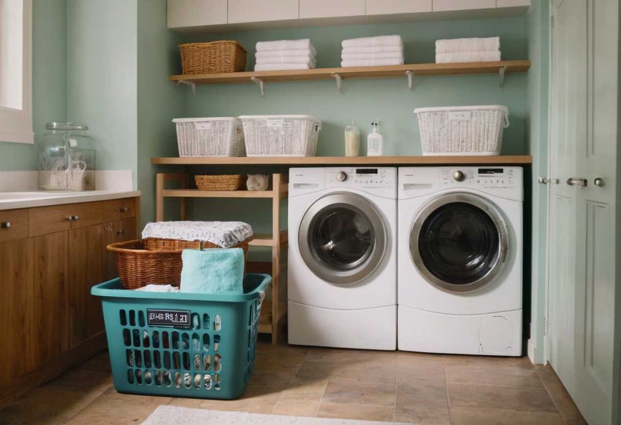 Choisir le panier à linge idéal pour une organisation optimale de votre espace buanderie