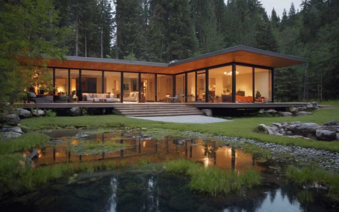 Créer un habitat écologique et confortable en harmonie avec la nature